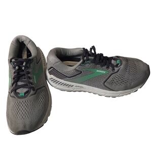 Brooks Ariel 20 Running Shoes Women Size 9 Grey Green Stability Sneakers